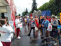 Сотрудники Алатырского краеведческого музея на V Международном туристическом форуме "Путешествуй!" в г. Москва (фото №2).