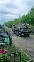 Благоустройство городского кладбища в Алатырском МО продолжается. (фото №1).