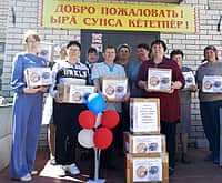 Школьники, родители и сотрудники Староайбесинcкой школы присоединились к акции помощи бойцам СВО (фото №1).