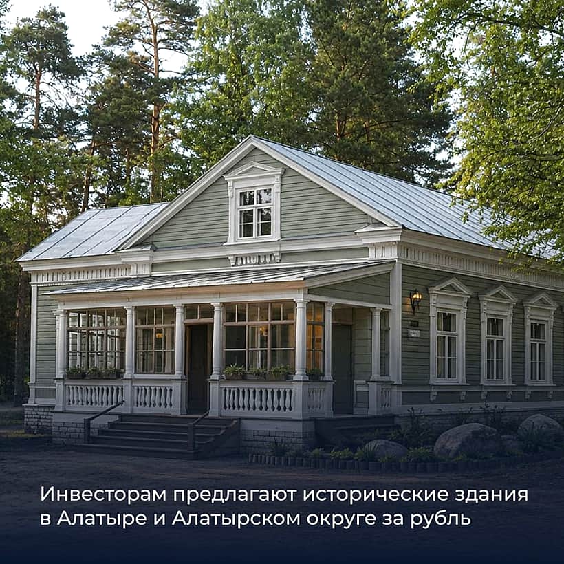 В Алатыре и Алатырском округе инвесторам предлагают исторические здания за рубль.