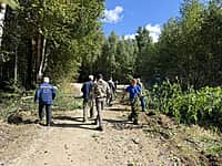 В Кире прошёл субботник по благоустройству территории (фото №4).