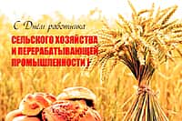 Поздравление главы Н.И. Шпилевой с Днем работника сельского хозяйства и перерабатывающей промышленности.