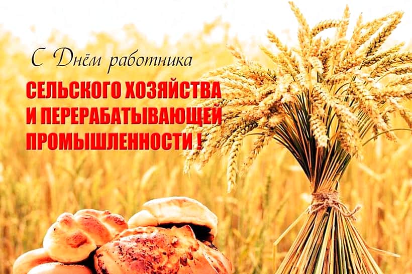 Поздравление главы Н.И. Шпилевой с Днем работника сельского хозяйства и перерабатывающей промышленности.