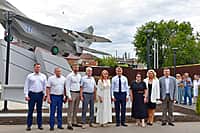 В день 473-летия города Алатыря состоялось торжественное открытие нового сквера, посвященного авиационным традициям города. (фото №2).
