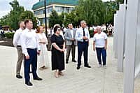 В день 473-летия города Алатыря состоялось торжественное открытие нового сквера, посвященного авиационным традициям города. (фото №3).