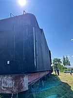 В эти дни силами администрации проводится субботник в микрорайоне Ямская у памятника технике «Паровоз Л-3369». (фото №5).