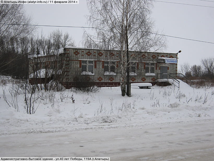 ул. 40 лет Победы, 119А (г. Алатырь). 11 февраля 2014 (вт).