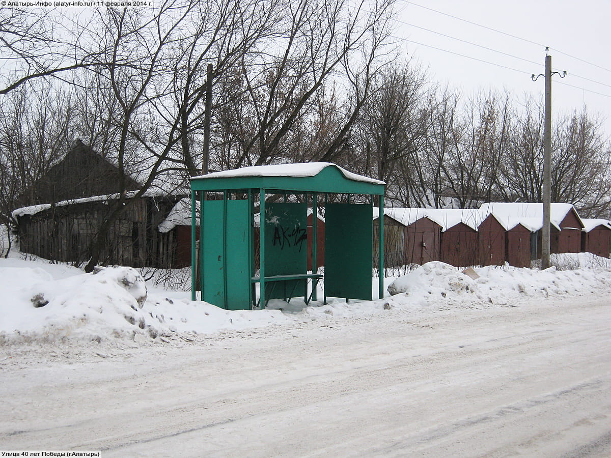 Улица 40 лет Победы . 11 февраля 2014 (вт).