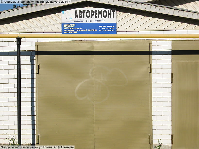 ул. Гоголя, 48 (г. Алатырь). 22 августа 2014 (пт).