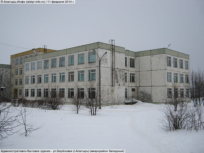 ул. Берёзовая (г. Алатырь) (микрорайон Западный). 11 февраля 2014 (вт).