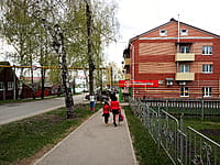 Улица Богдана Хмельницкого (г. Алатырь). 20 апреля 2023 (чт).