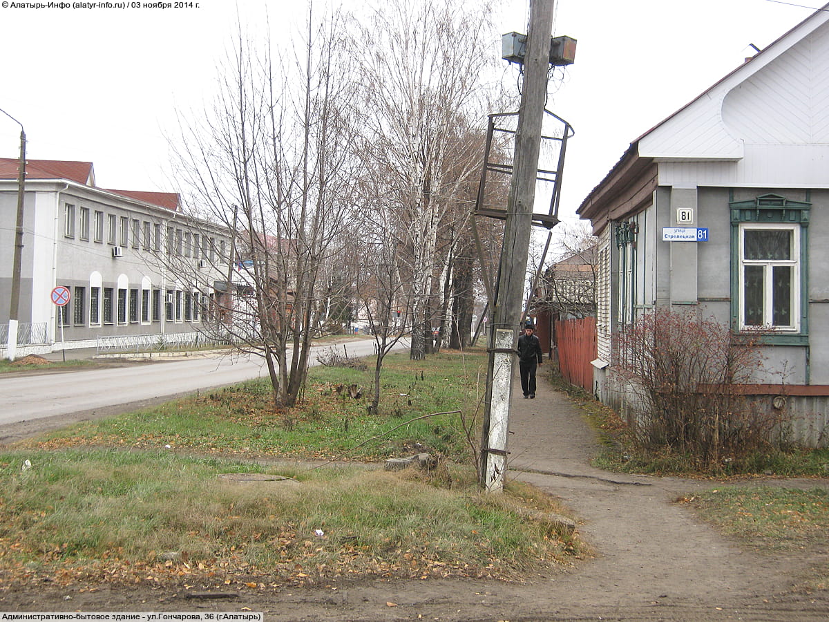 ул. Стрелецкая, 81 = ул. Гончарова, 39 (г. Алатырь) - индивидуальный жилой дом с участком.