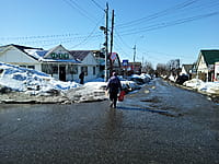 Улица Гончарова (г. Алатырь). 22 марта 2024 (пт).