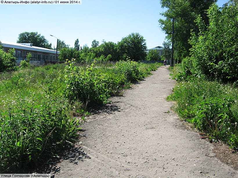 Улица Гончарова (г. Алатырь). 01 июня 2014 (вс).