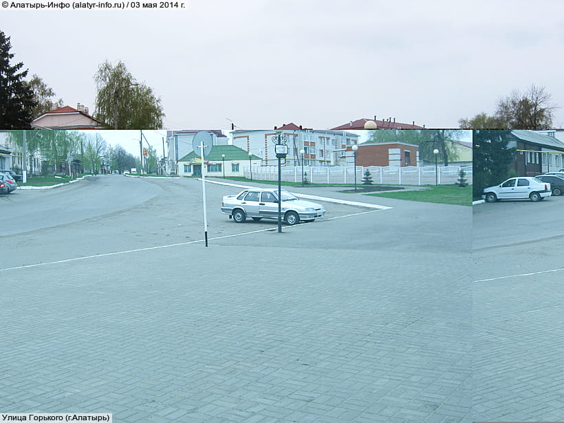 Улица Горького (г. Алатырь). 03 мая 2014 (сб).