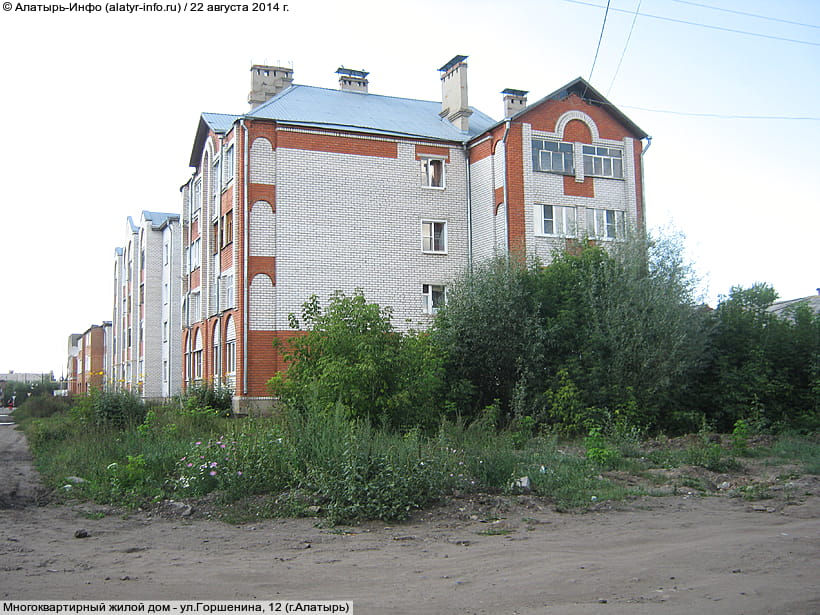 ул. Горшенина, 12 (г. Алатырь). 22 августа 2014 (пт).