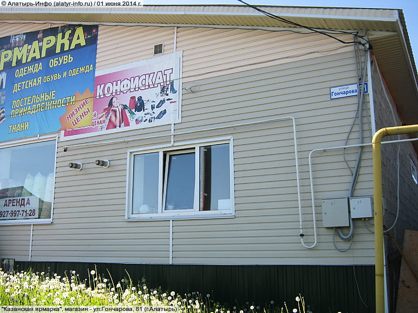 ул. Гончарова, 81 (г. Алатырь). 01 июня 2014 (вс).