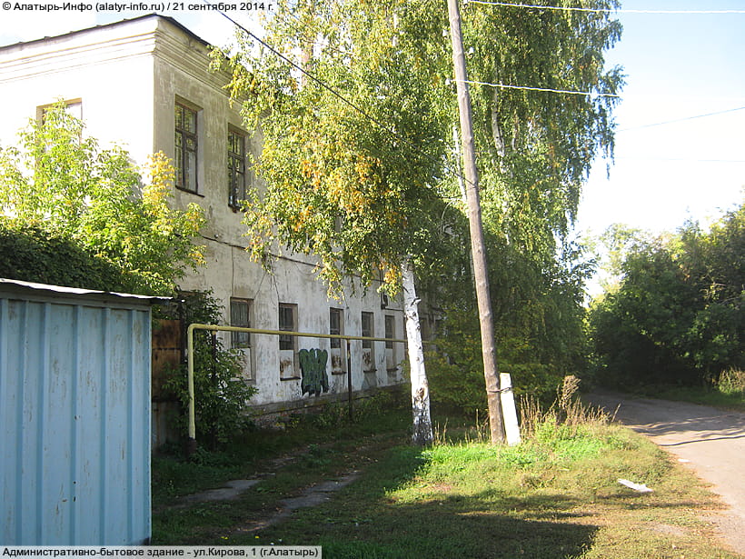 ул. Кирова, 1 (г. Алатырь). 21 сентября 2014 (вс).