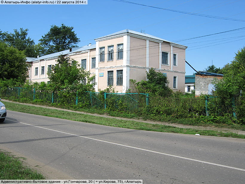 ул. Кирова, 75 (г. Алатырь). 22 августа 2014 (пт).