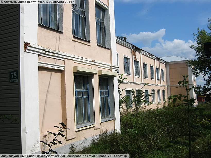 ул. Кирова, 75 (г. Алатырь). 22 августа 2014 (пт).