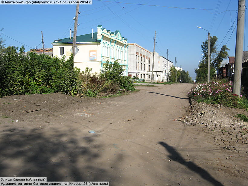 Улица Кирова (г. Алатырь). 21 сентября 2014 (вс).