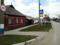 Улица Лермонтова (г. Алатырь). 20 апреля 2023 (чт).