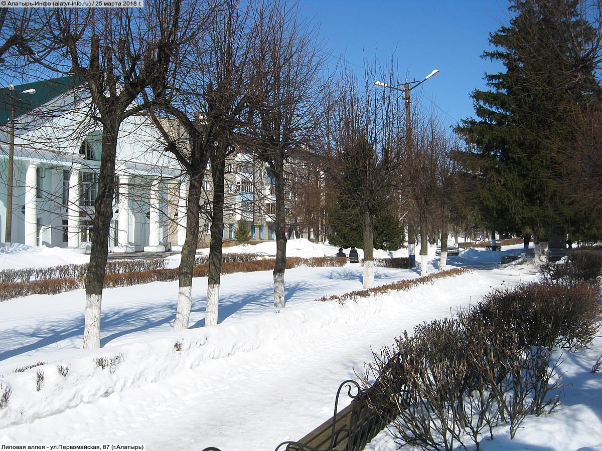 Липовая аллея. 25 марта 2018 (вс).