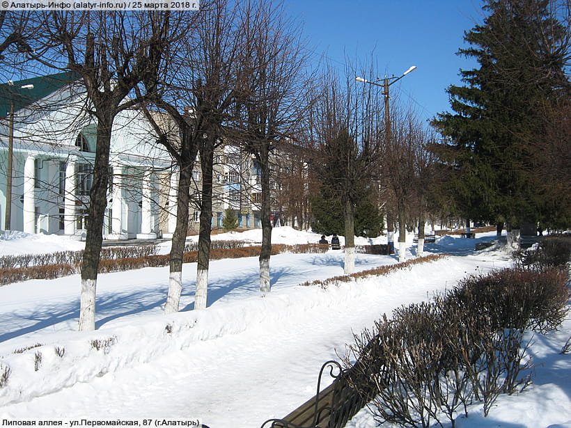 ул. Первомайская, 87 (г. Алатырь). 25 марта 2018 (вс).