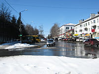 Улица Московская (г. Алатырь). 25 марта 2018 (вс).