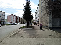 Улица Московская (г. Алатырь). 20 апреля 2023 (чт).