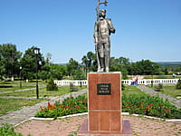 Памятник С.Д.Эрьзя. 13 июля 2014 (вс).