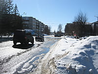 Улица Первомайская . 25 марта 2018 (вс).