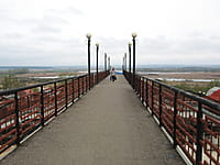 Пешеходный мост через железную дорогу. 03 мая 2014 (сб).