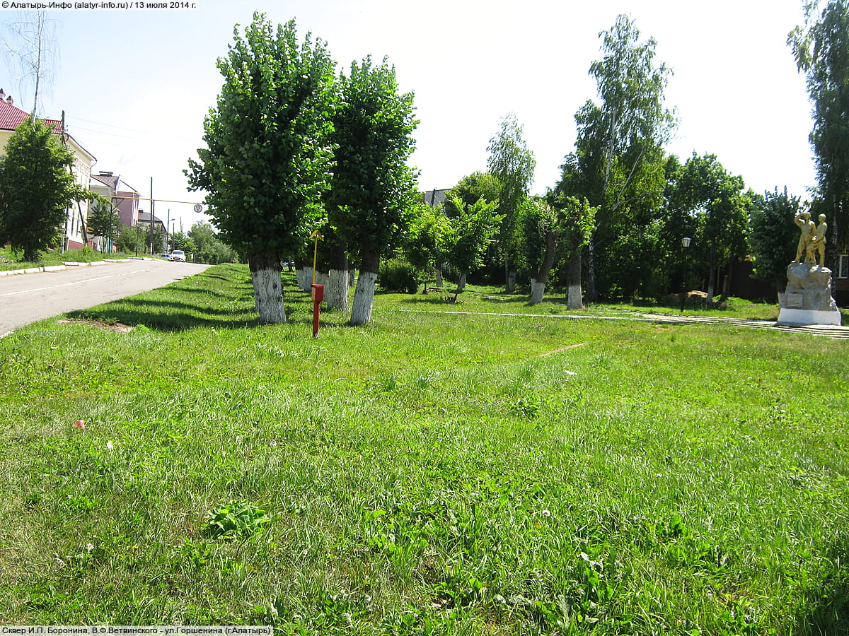 Сквер И.П. Боронина, В.Ф.Ветвинского. 13 июля 2014 (вс).