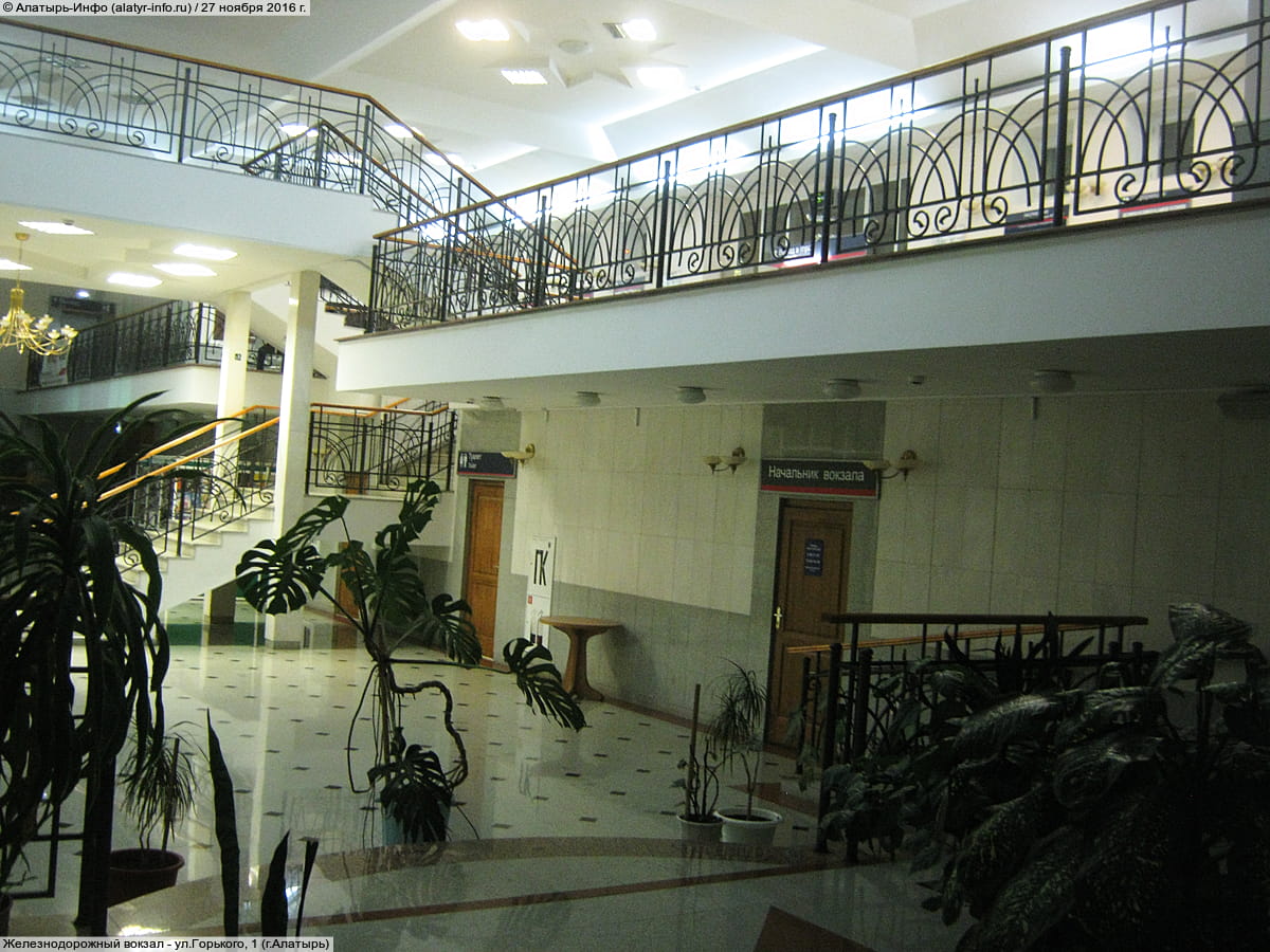 Железнодорожный вокзал.