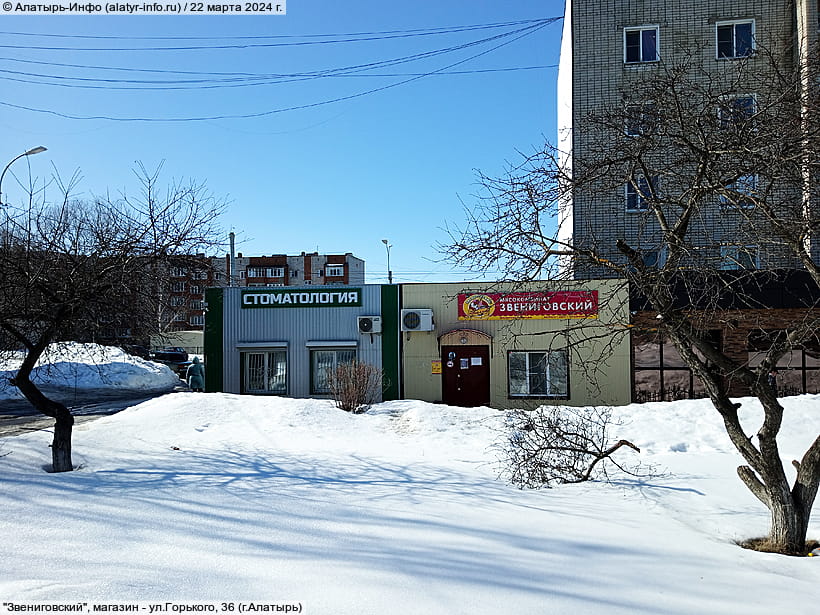 ул. Горького, 36 (г. Алатырь). 22 марта 2024 (пт).