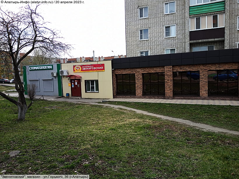 ул. Горького, 36 (г. Алатырь). 20 апреля 2023 (чт).